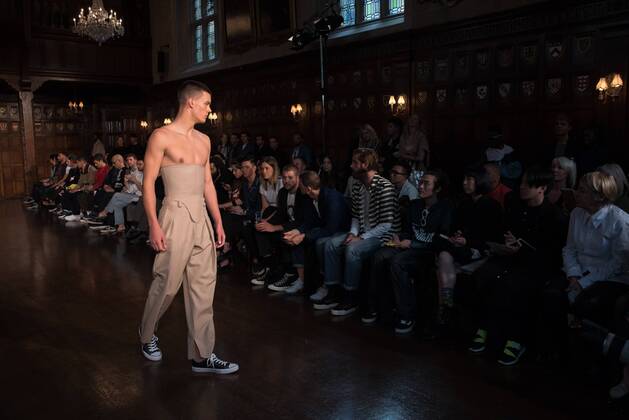 London Fashion Week - Edward Crutchley Fashion Show