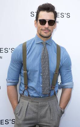 London Fashion Week - David Gandy at St. James fashion show