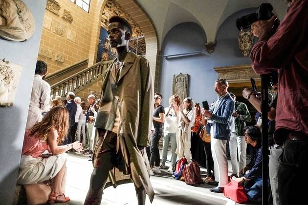 Federico Curradi Fashion Show at the Bardini Museum in Florence