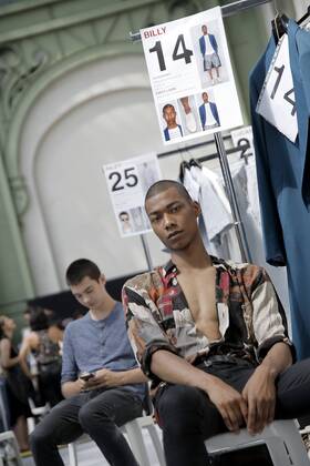 Paris Fashion Week - Cerruti Backstage