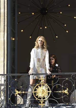 Paris Fashion Week - Celine Dion at Shooting