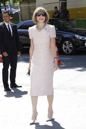 Paris Fashion Week - Anna Wintour at Chanel Fashion Show
