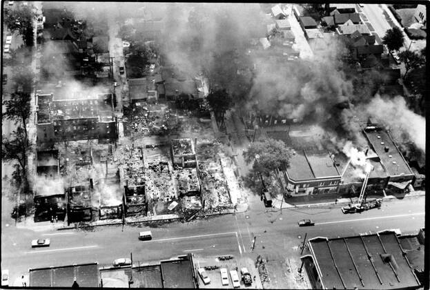 USA, Police violence against African Americans, Chronicle, 12th Street Riot, Detroit 1967