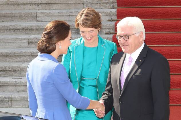 Prince William and Kate received by Federal President Steinmeier