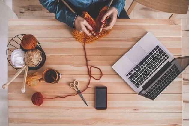 Knitting is back in fashion