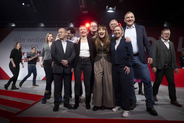 Bundestag election2025, Election campaign moments, Die Linke party conference 18 - 19 January 2025 in Berlin