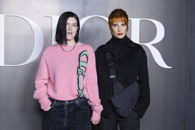 Paris Fashion Week, Photocall of the guests of the Dior fashion show