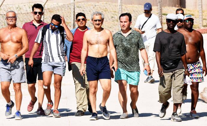 Saudi prince al-Walid ibn Talal on holiday in Turkey
