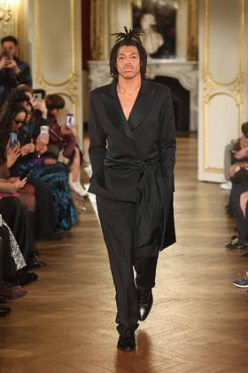 Paris Fashion Week, Henry Samuel Klum during the Lena Erziak fashion show