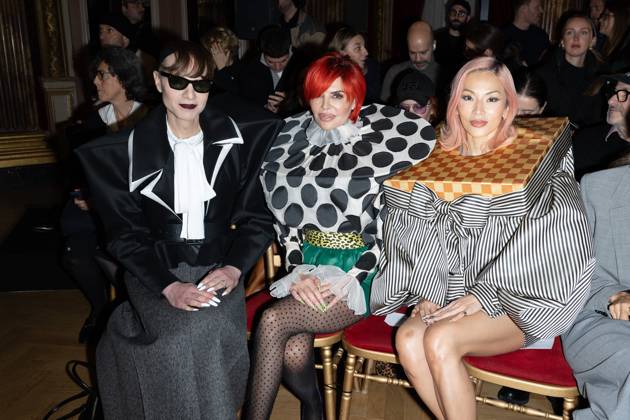 Paris Fashion Week, guests at the Viktor & Rolf fashion show