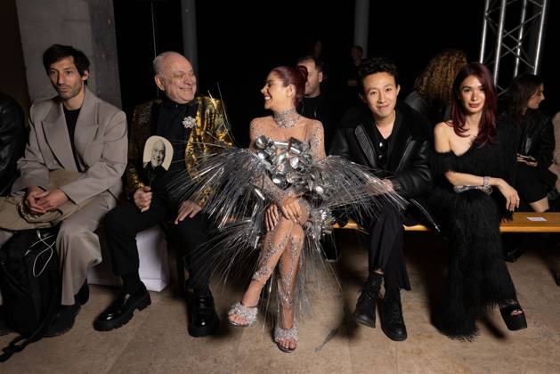 Paris Fashion Week, guests at the Germanier fashion show