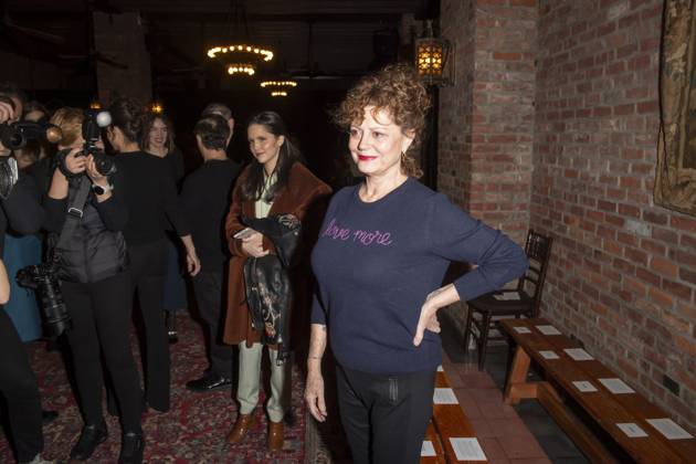 New York Fashion Week, guests of the Lingua Franca fashion show
