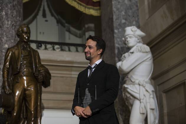 Lin-Manuel Miranda erhält Freedom Award der US Capitol Historical Society