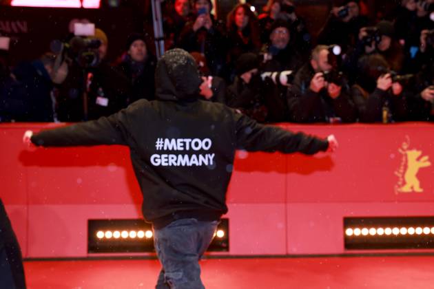 75th Berlinale, protests during the opening
