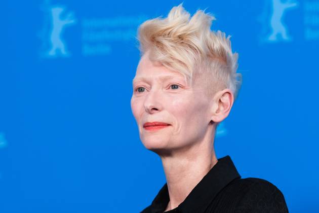 75th Berlinale, Photocall for the presentation of the Honorary Golden Bear to Tilda Swinton