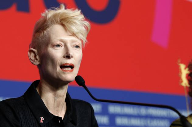75th Berlinale, Press Conference for the presentation of the Honorary Golden Bear to Tilda Swinton