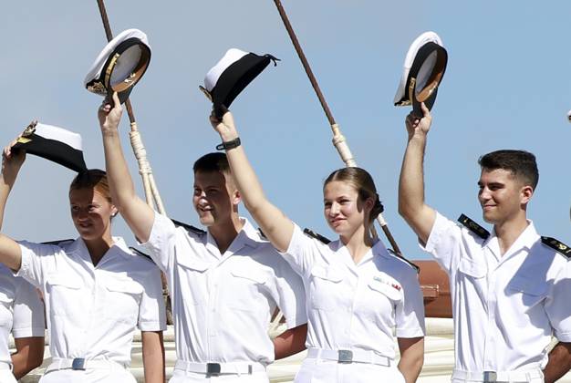 Princess Leonor of Spain allegedly in love with sailors, archive pictures