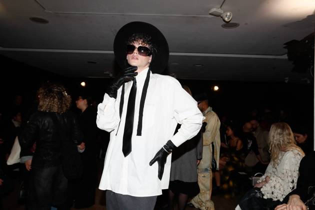 Paris Fashion Week, guests at the Weinsanto fashion show