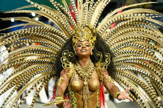 Carnival in Brazil, parade in Rio de Janeiro