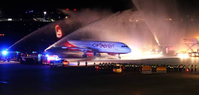 Last official Air Berlin flight, 1st anniversary on 27 October