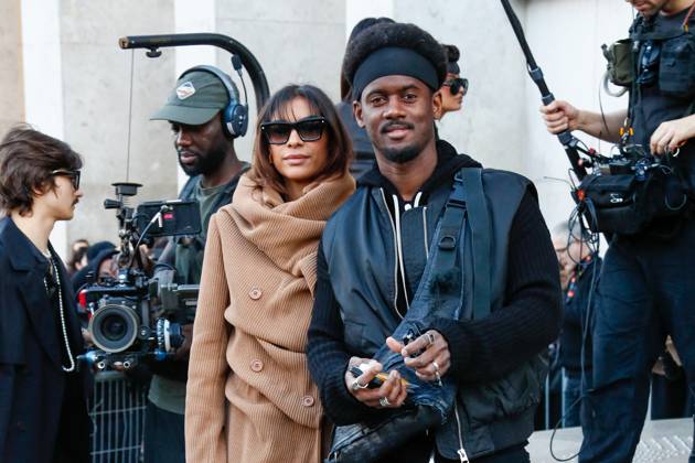 Paris Fashion Week, guests at the Rick Owens fashion show