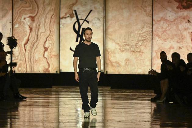 Designer Anthony Vaccarello is leaving the Saint Laurent fashion house after ten years; archive images