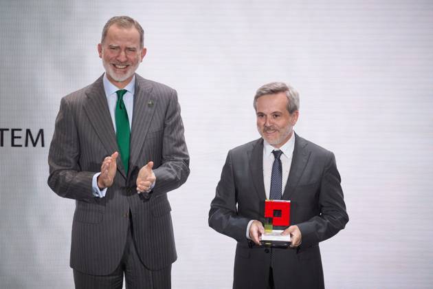Spanien, König Felipe besucht Preisverleihung in Madrid