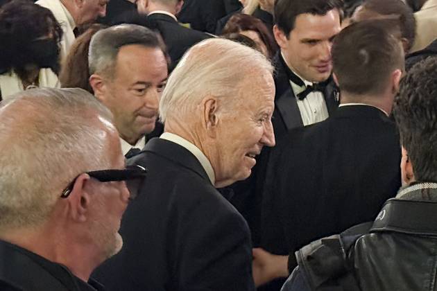 USA, Joe Biden attends theatre premiere in New York
