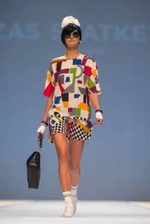 Fashion show by designer Juozas Statkevicius in Vilnius