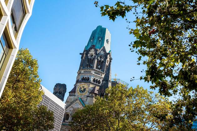 Burglary in the Kaiser Wilhelm Memorial Church in Berlin, archive pictures