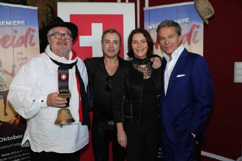 Photo shoot for the Heidi Musical world premiere in Vienna