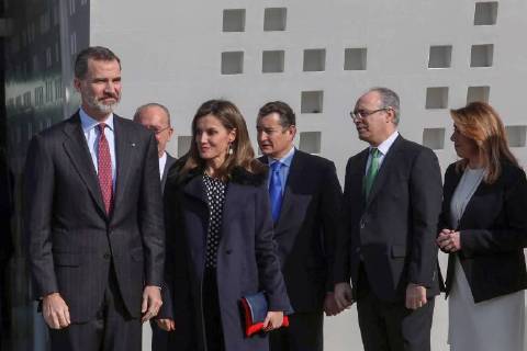 Spanisches Königspaar anlässlich einer Preisverleihung in Malaga
