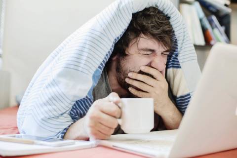Bildung, Studenten im Prüfungsstress