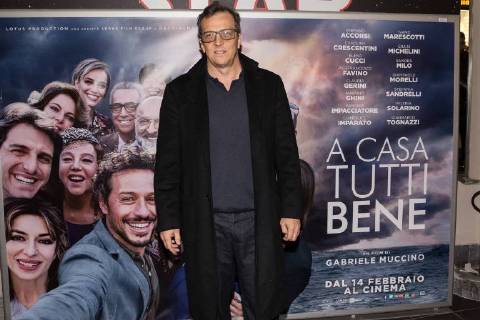 Film premiere of A Casa Tutti Bene in Naples