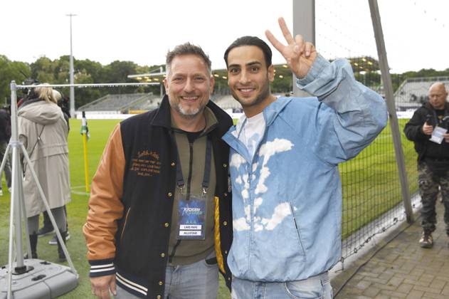 Charity football match Kicken mit Stars at the Eilenriedestadion in Hanover