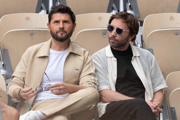 Celebrity guests at the French Open tennis tournament in Paris