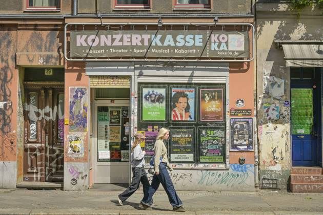 Berlin, Koka36 concert box office has filed for bankruptcy - Stock photos