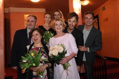 Premiere of Was dem einen recht ist in der Komödie at the Bayerischer Hof in Munich