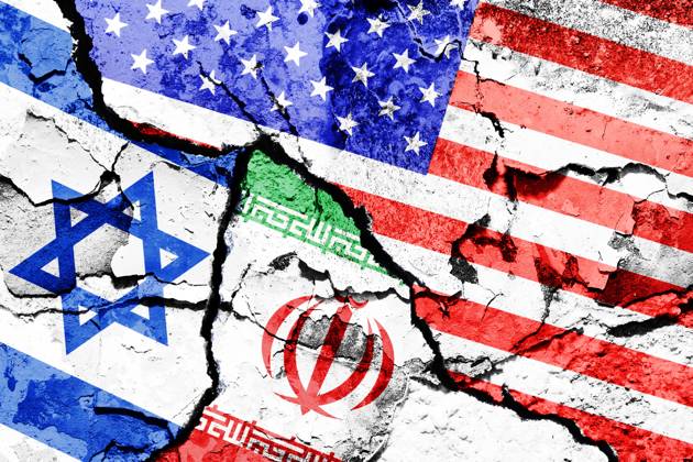 Middle East conflict, USA involved in Israel-Iran conflict - symbolic images