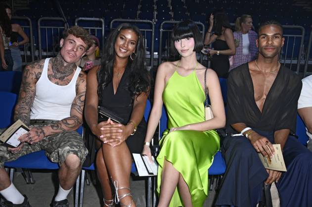 Fashion Week Berlin, guests at the Kilian Kerner - Children of the GDR fashion show