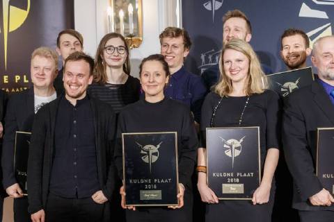 Kuldne Plaat Musikpreisverleihung in Tallin