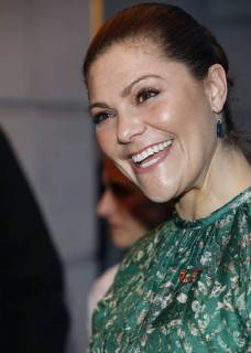 Crown Princess Victoria visits Teater Pero in Stockholm
