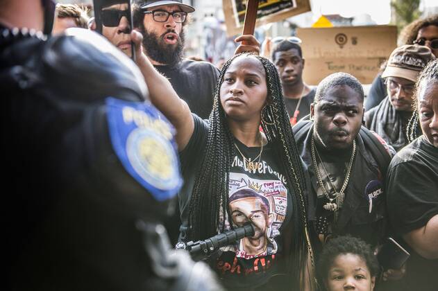 USA, Police violence against African Americans, Chronicle, Stephon Clark, Sacramento 2018