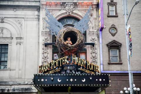 Harry Potter and the cursed child before premiere in New York
