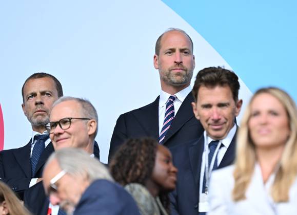 EURO 2025, European Womens Championship, Prince William in the stands at the final