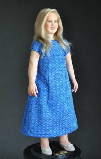 Princess Amalia doll during the Art Dolls Expo in Amsterdam