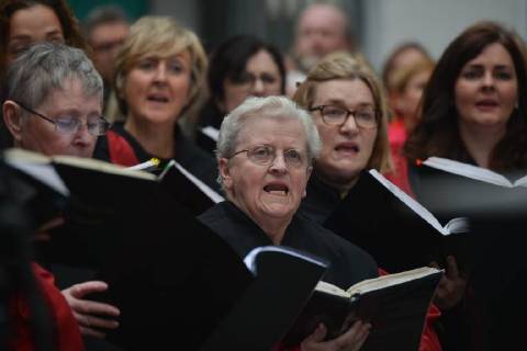 Performance of Handel's Messiah on the anniversary of the premiere in Dublin
