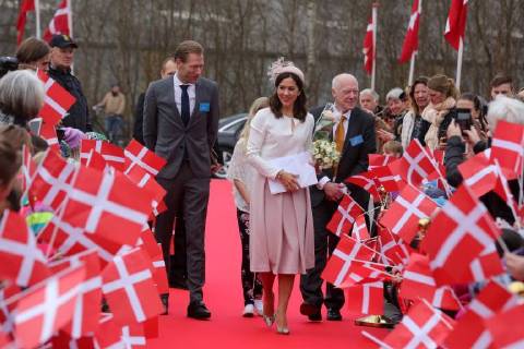 Mary, Princess of Denmark visits Slagelse Clinic Opening