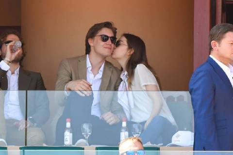 Promis besuchen Tennisturnier in Monte Carlo