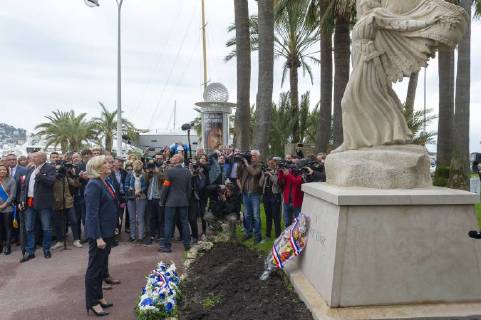 France, Marine Le Pen honours Jeanne d Arc at Cannes